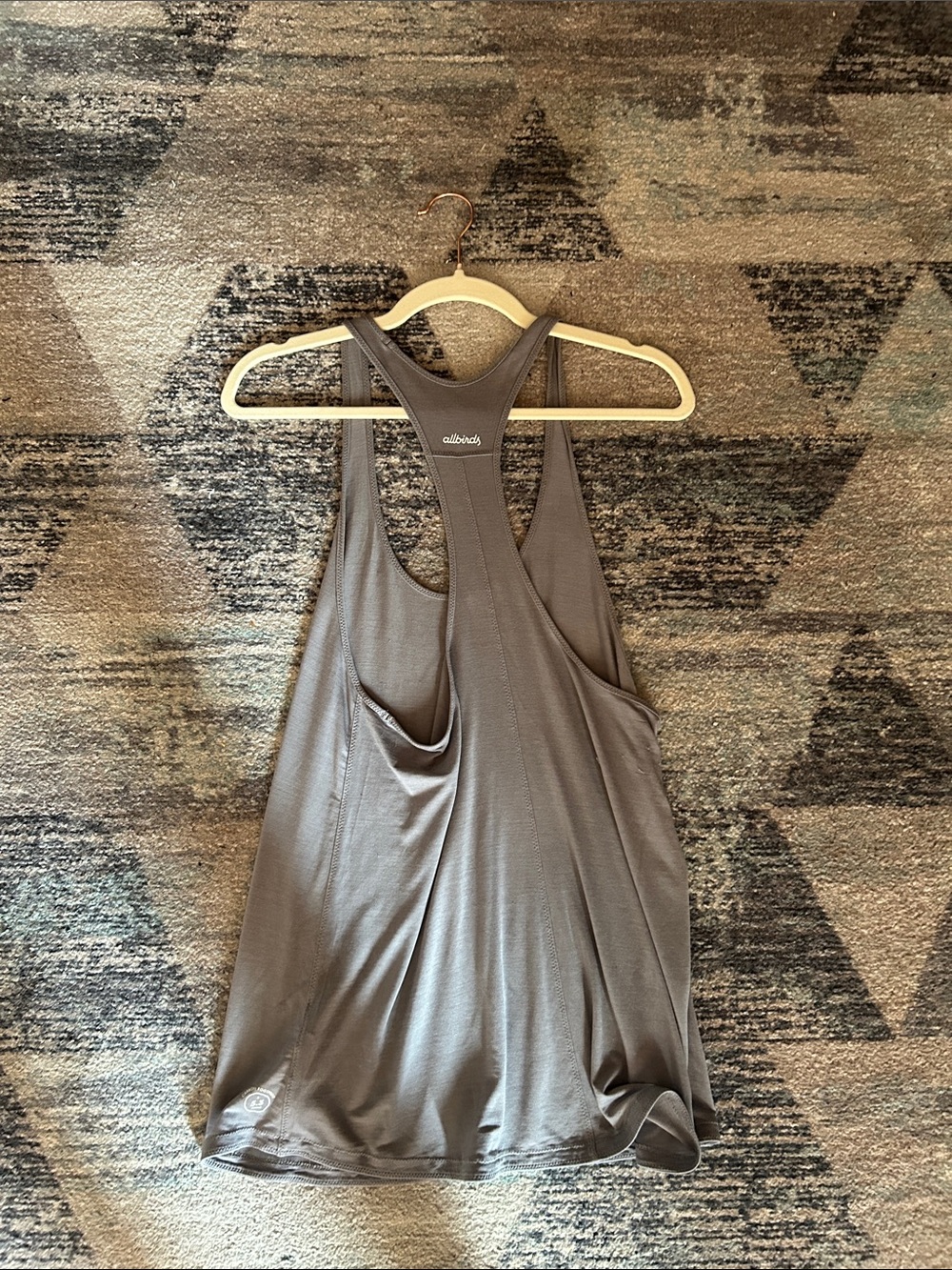 allbirds Gray Racerback Tank Top - Picture 3 of 4